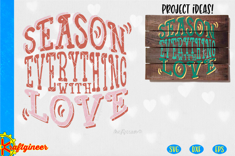 Download Love Seasoning SVG | Kitchen SVG (320732) | SVGs | Design ...