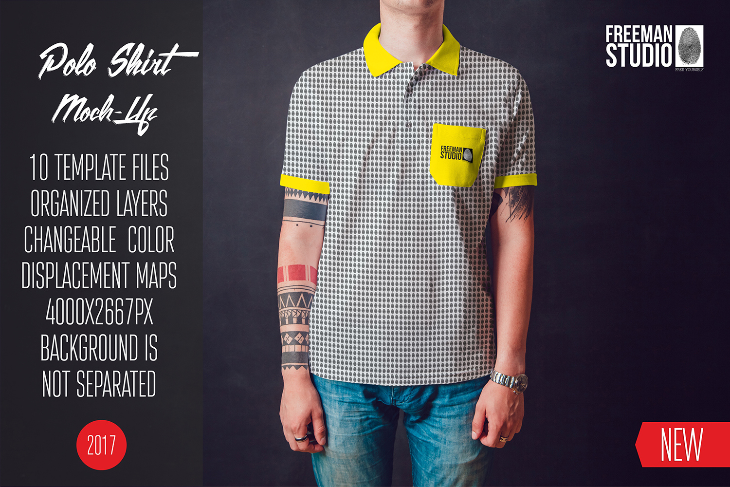 Download Polo Shirt Mock-Up Vol.1 2017 (33099) | Mock Ups | Design ...