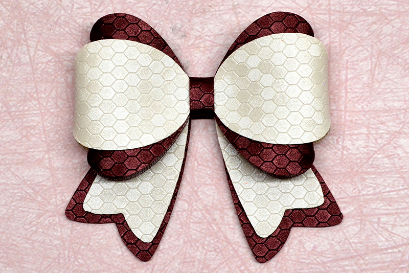 Hair bow template SVG, DIY leather bow template (361432) | SVGs