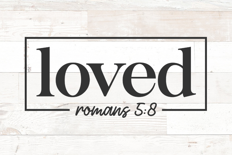 Download Loved Romans 5 8 - christian bible verse svg (476168 ...