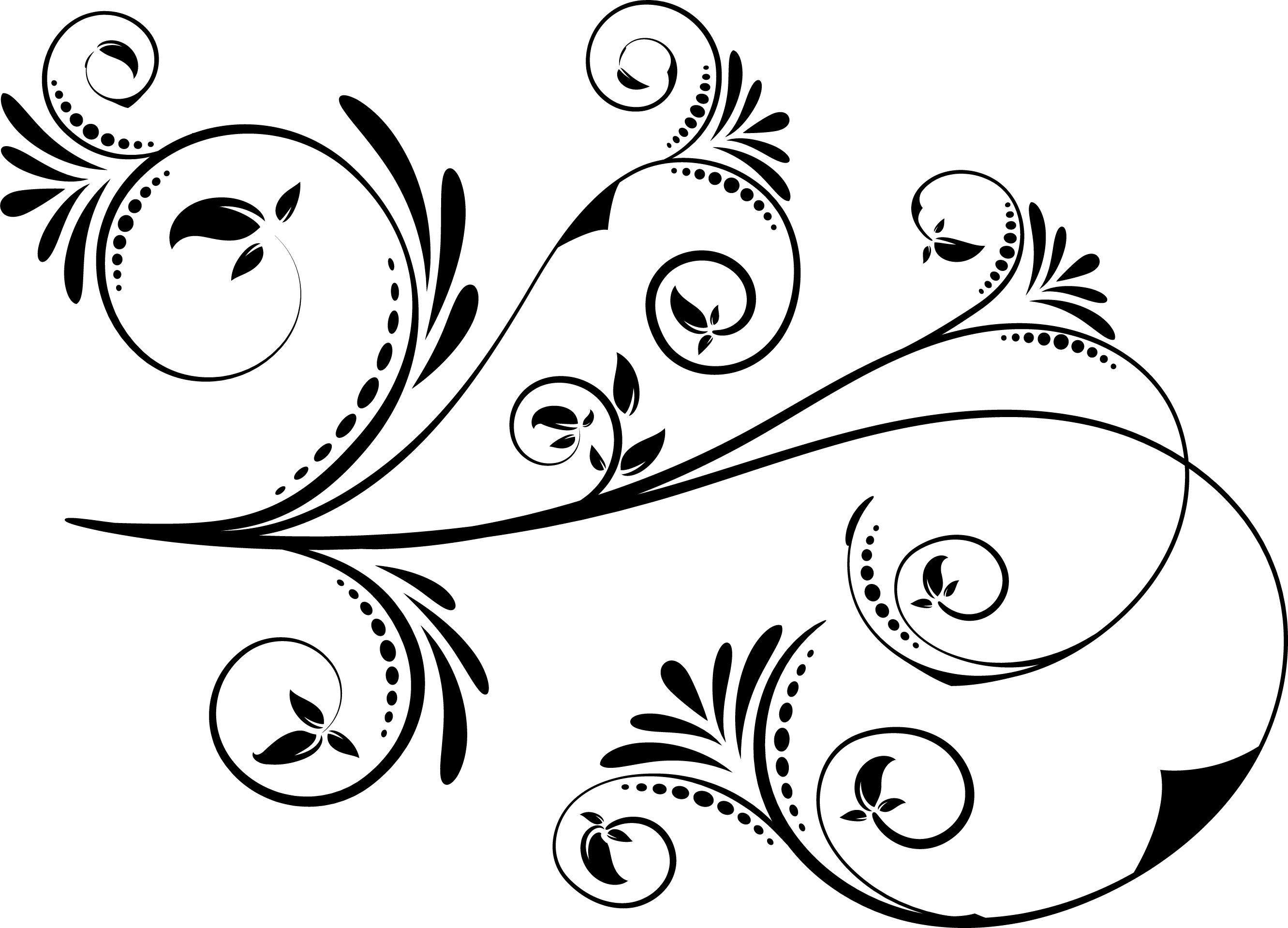 5 Swirl Vectors Svg Dxf Png Jpg Eps vector file Cut Files