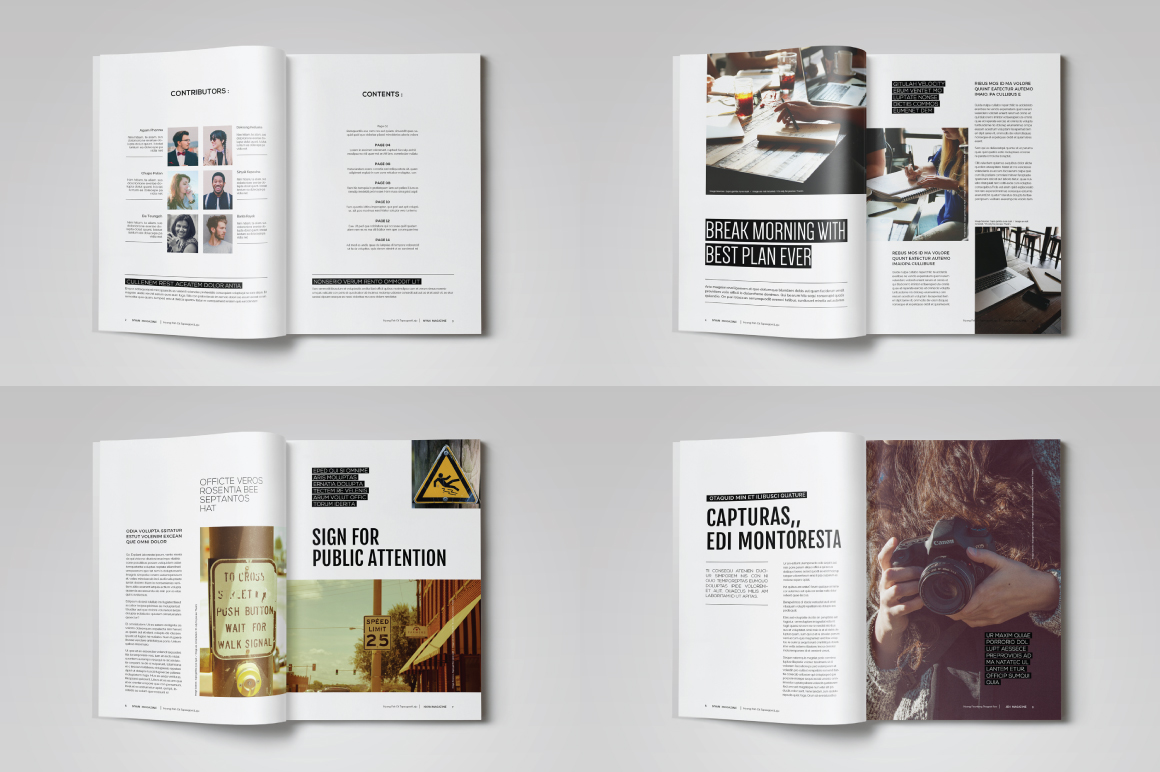 Indesign Magazine Template