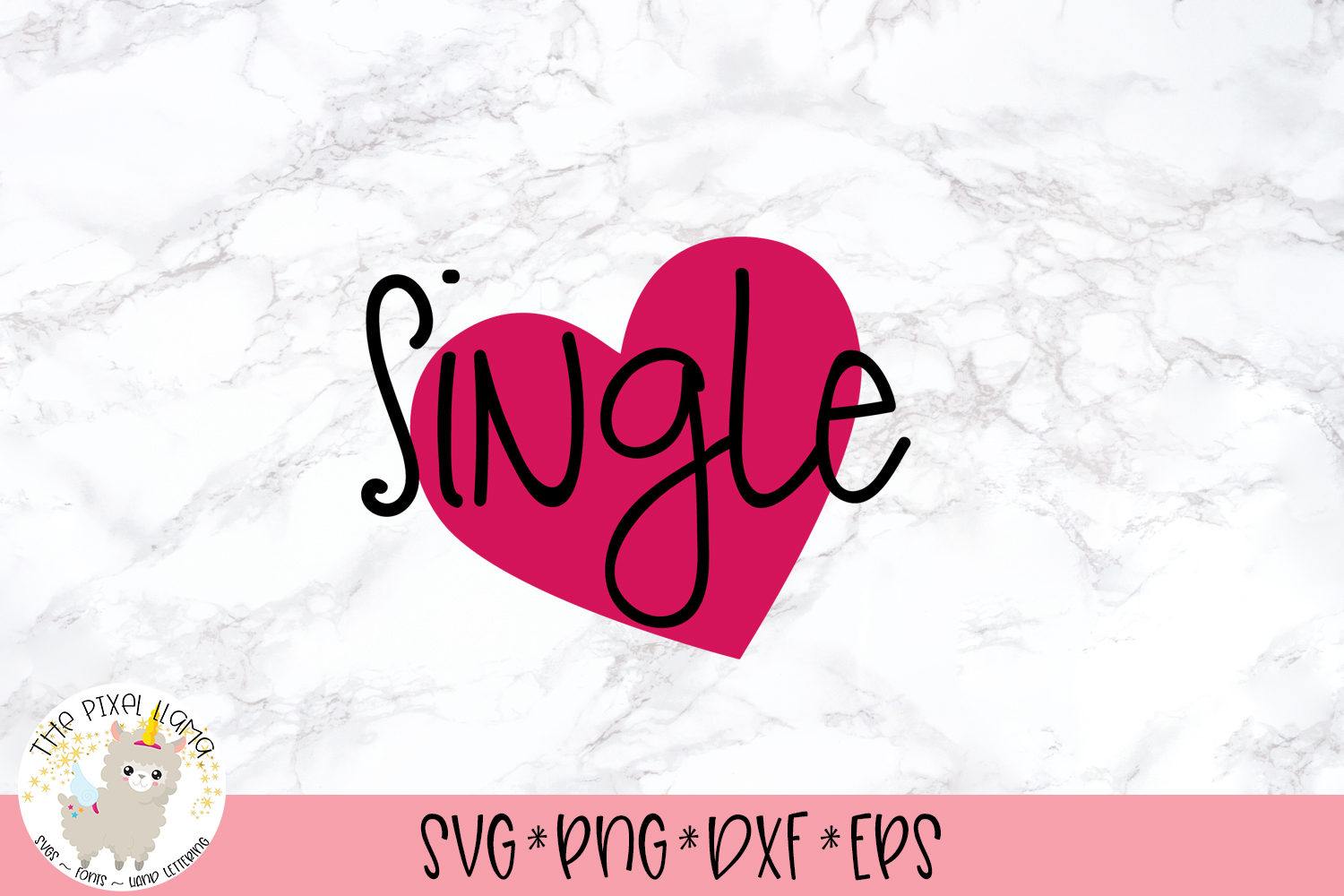 Single Anti Valentine SVG Cut File