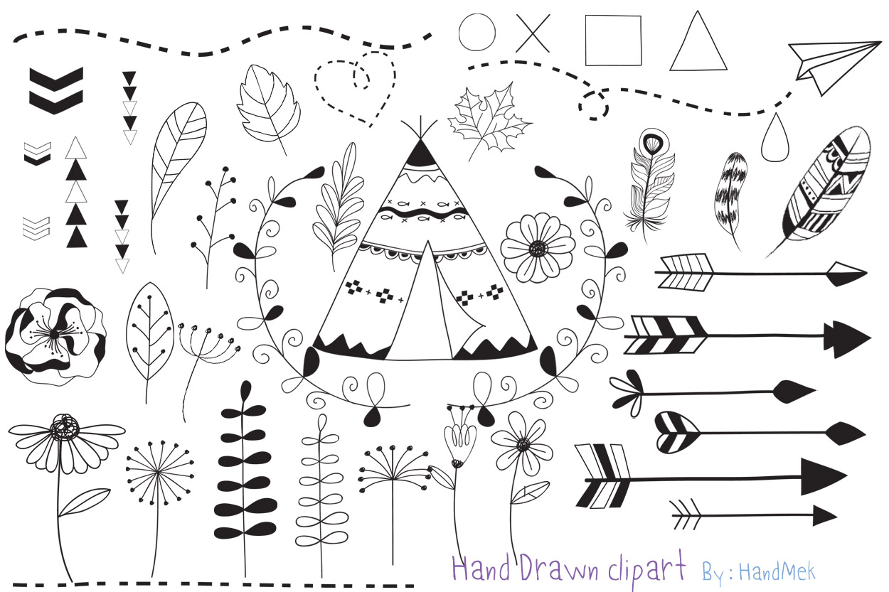 Hand Drawn clipart