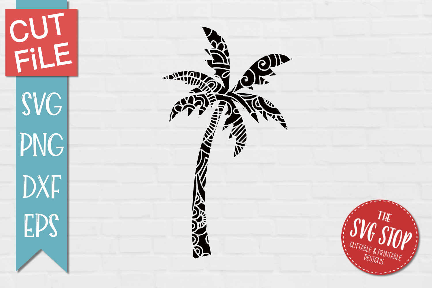 Download Mandala Palm Tree - SVG, PNG, DXF, EPS (344746) | SVGs | Design Bundles