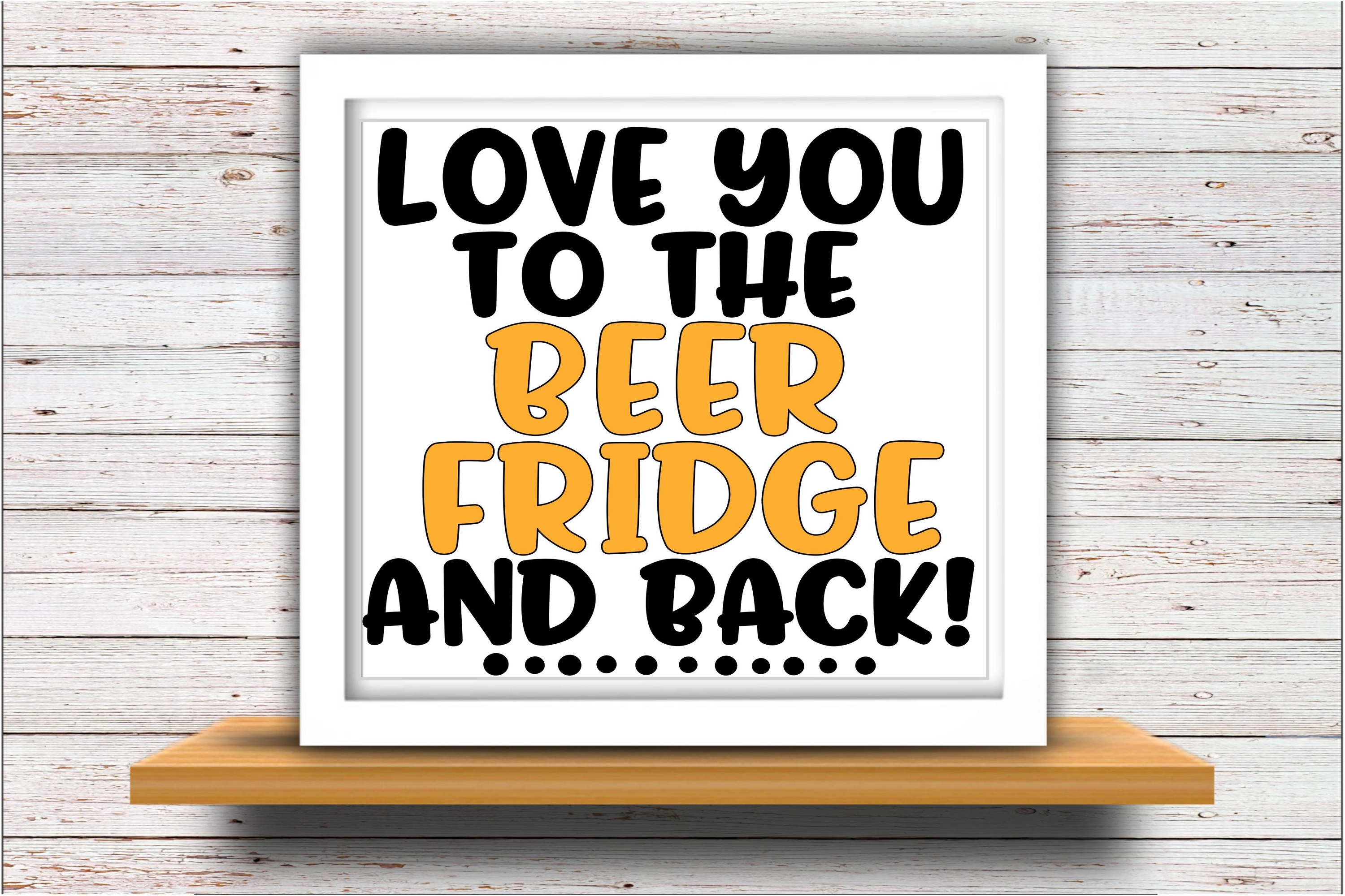 Beer fridge SVG DXF JPEG Silhouette Cameo Cricut beer sv (110654) Decorations Design Bundles