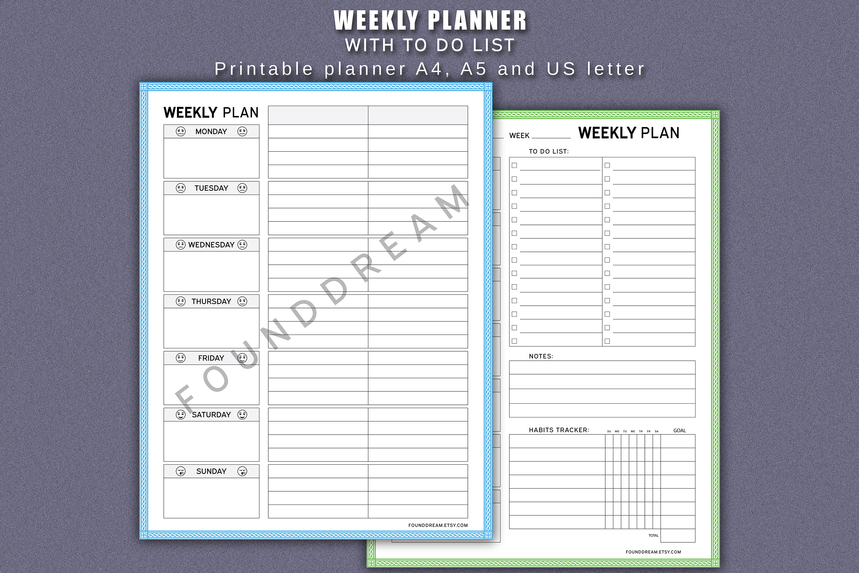 Weekly Planner Printable | To-DO-List