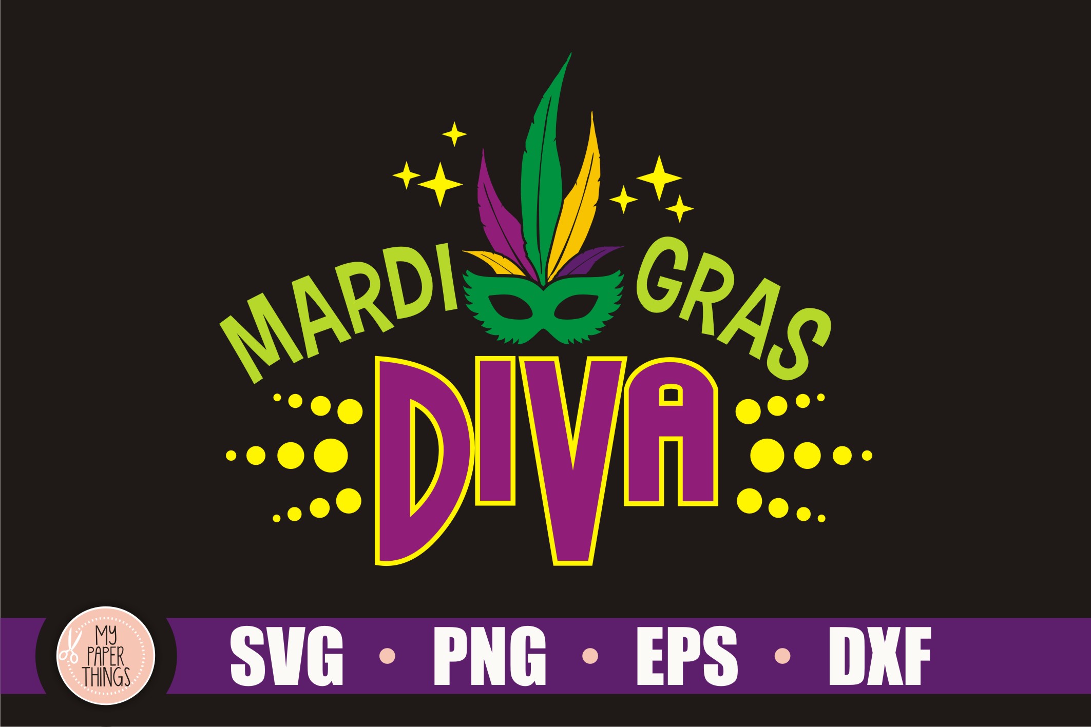 Download Mardi Gras svg , Mardi Gras Diva svg (416819) | SVGs | Design Bundles
