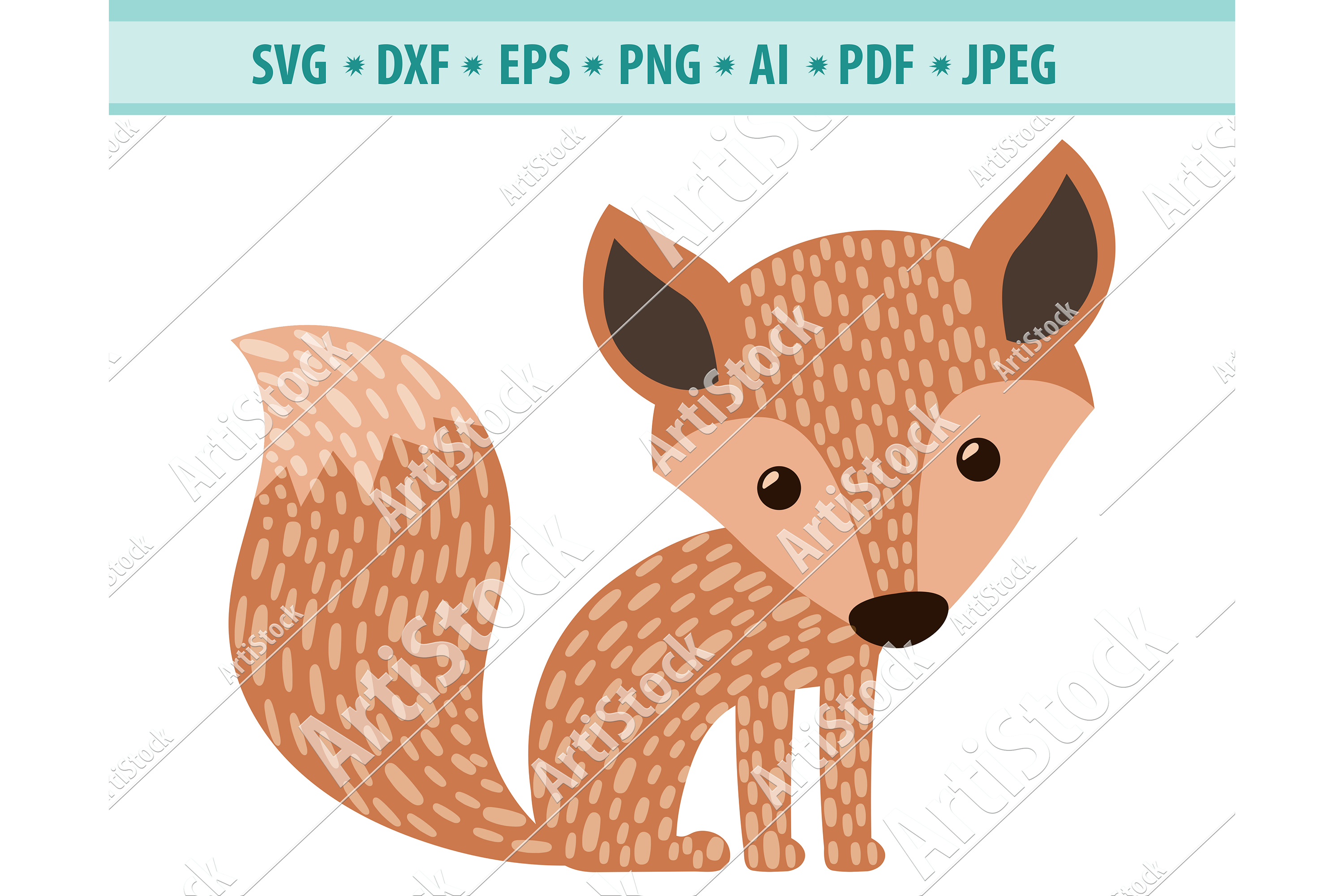 Download Fox SVG, Cute Baby Animals Png, Woodland Nursery Dxf, Eps