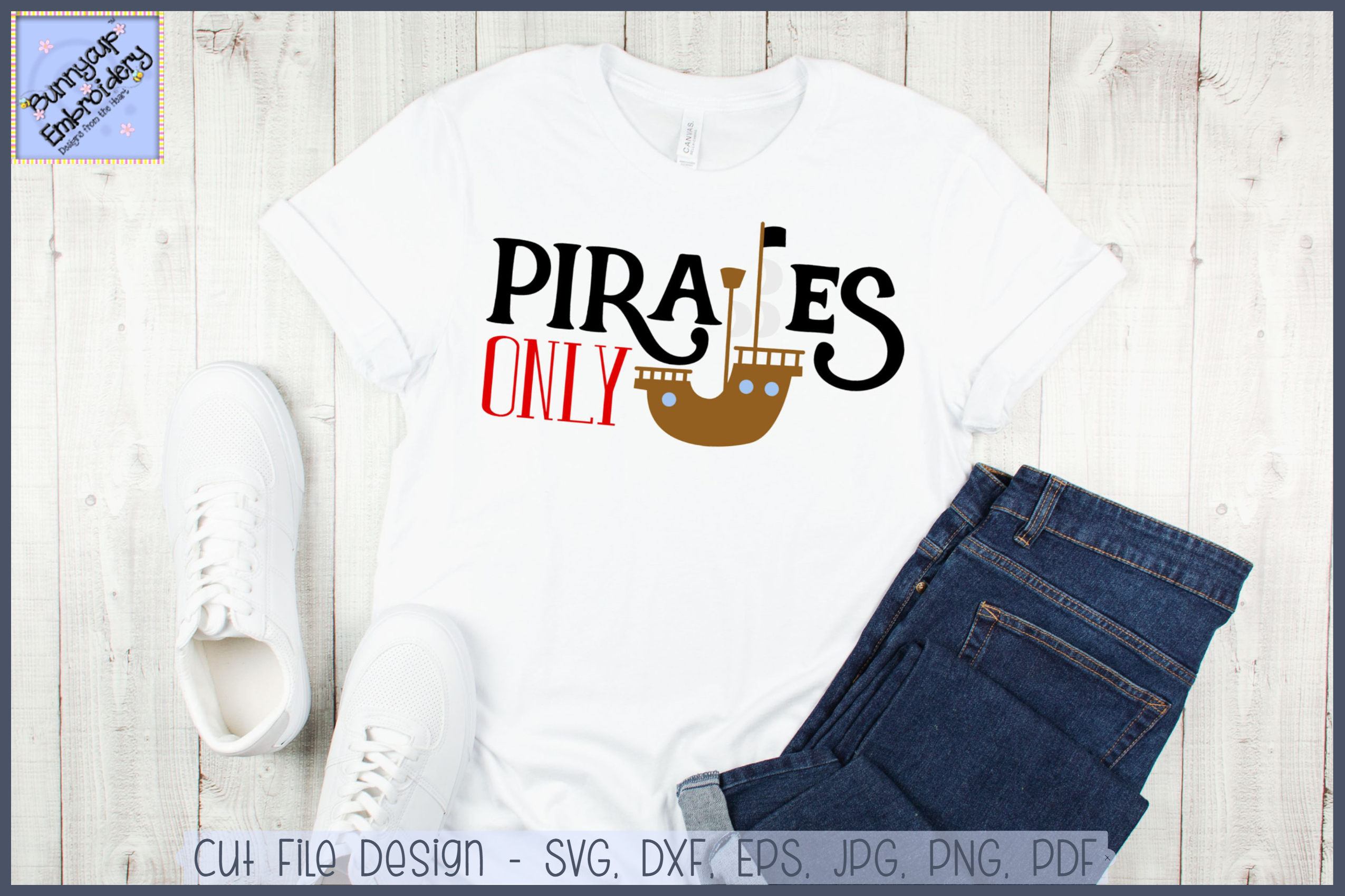 Pirates Only SVG File and Clipart