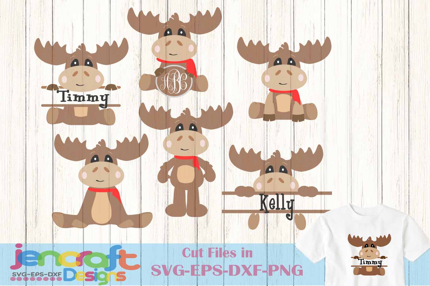 Download Christmas Moose SVG Bundle Monogram Frame svg files ...