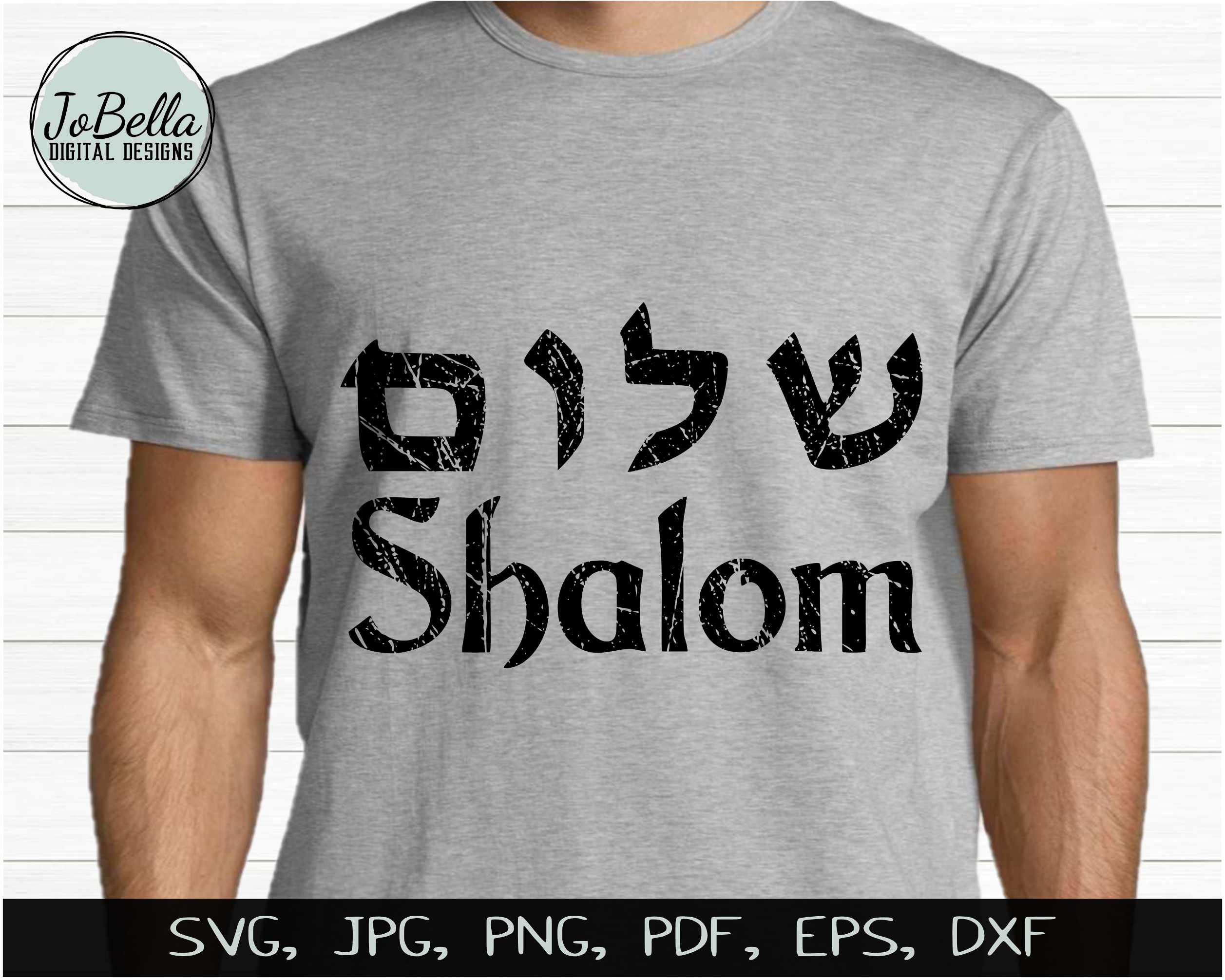 Shalom SVG Bundle, Sublimation PNGs and Printables (289768 ...