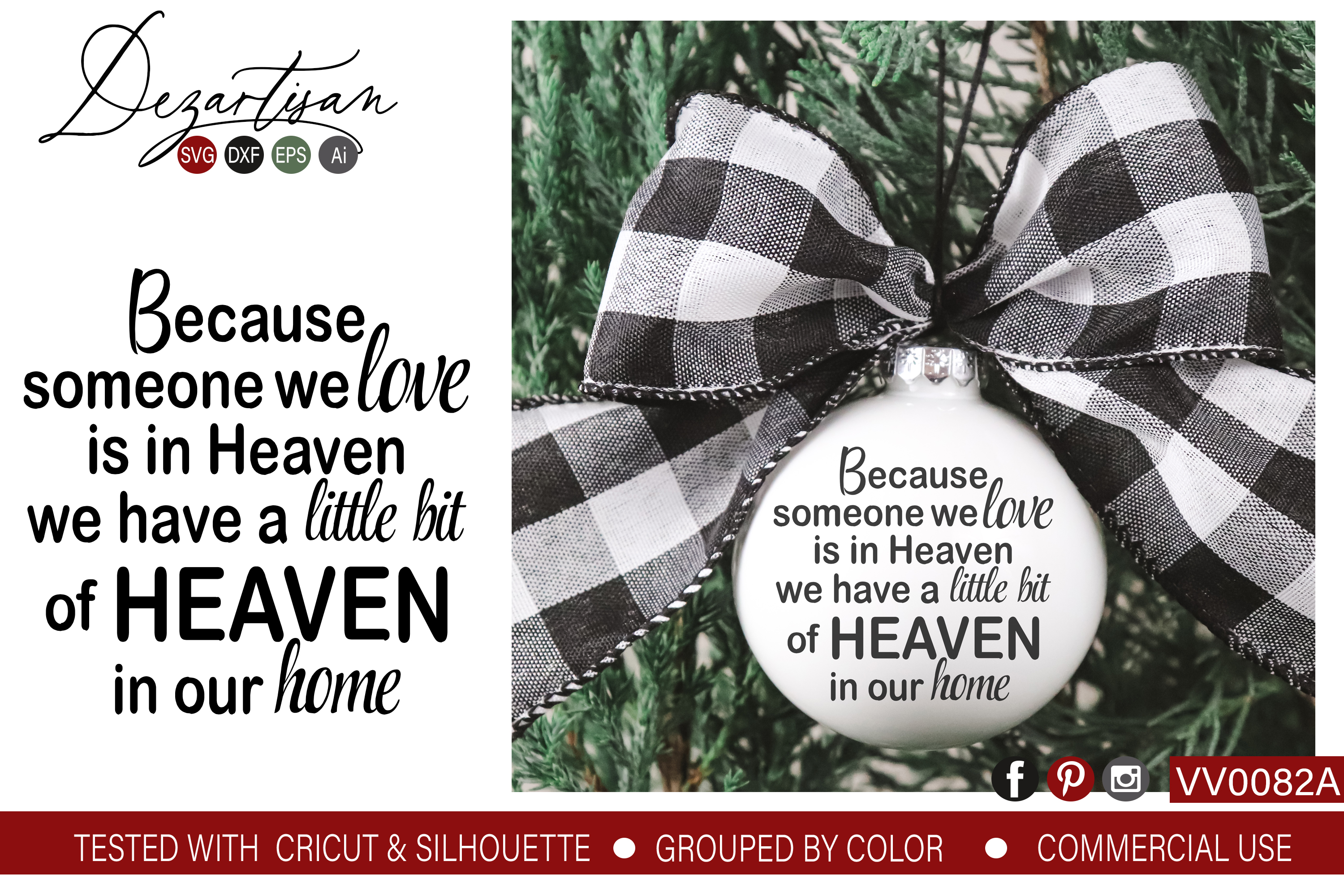 When You Have Someone Love In Heaven Svg Dxf Cut File When You Have Someone Love In Heaven Svg Dxf Cut File Example Image 1