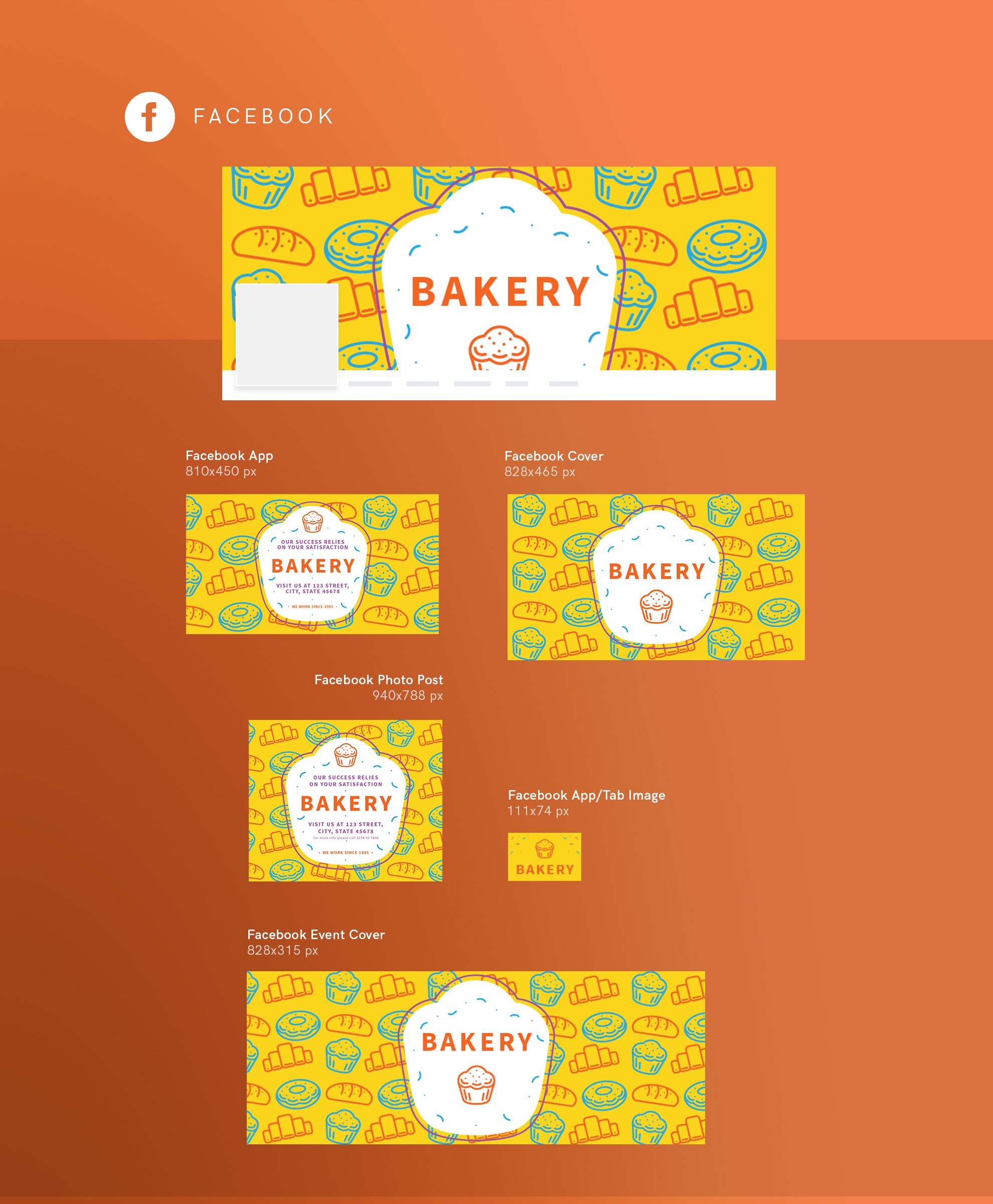 Bakery Design Templates Bundle