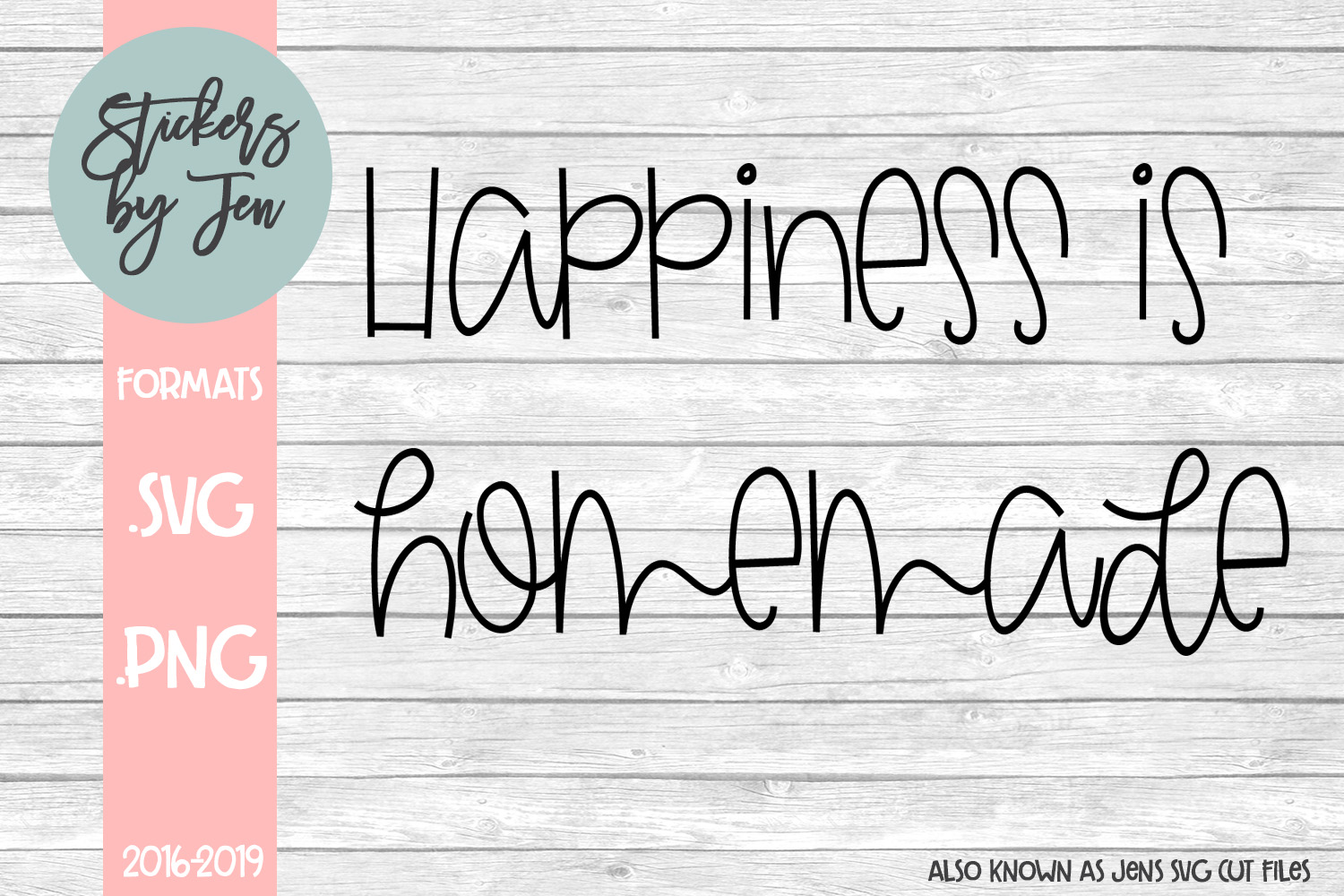 Download Happiness Is Homeade SVG Cut File