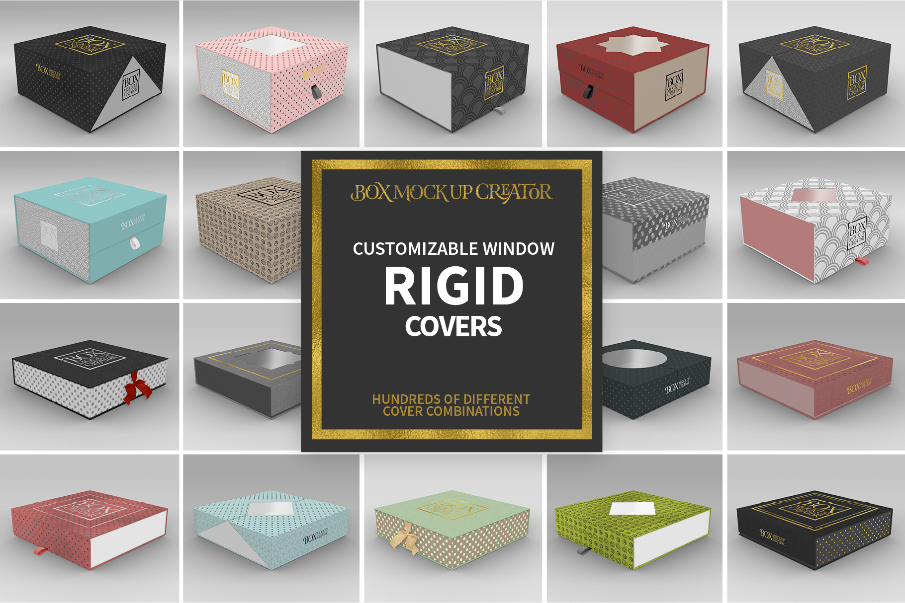 Download Square Box Packaging Mockup Creator (213810) | Branding ...