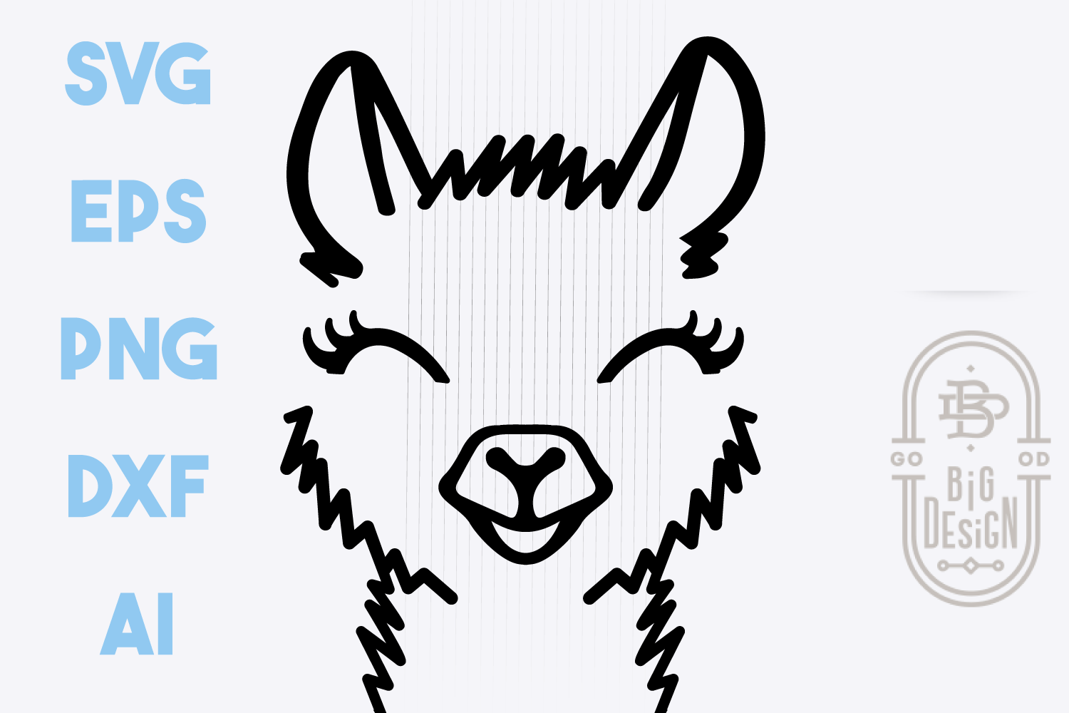Download Cute Llama face SVG, Lama Head SVG, Llama Illustration Svg ...