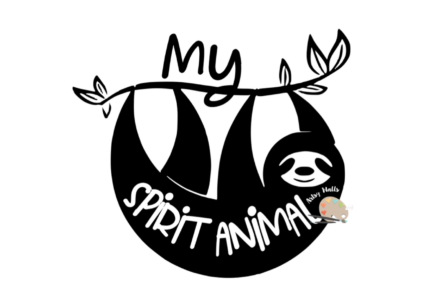 Download My Spirit Animal svg CUT FILE, Sloth svg cute funny Sloth