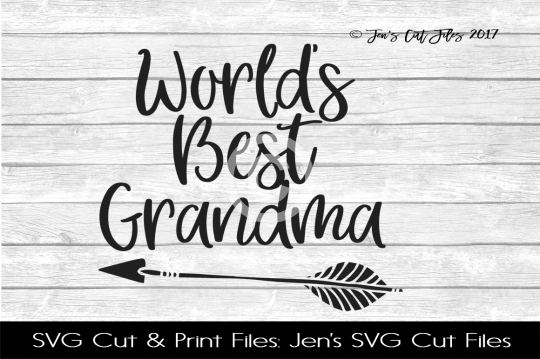 Download World's Best Grandma SVG Cut File