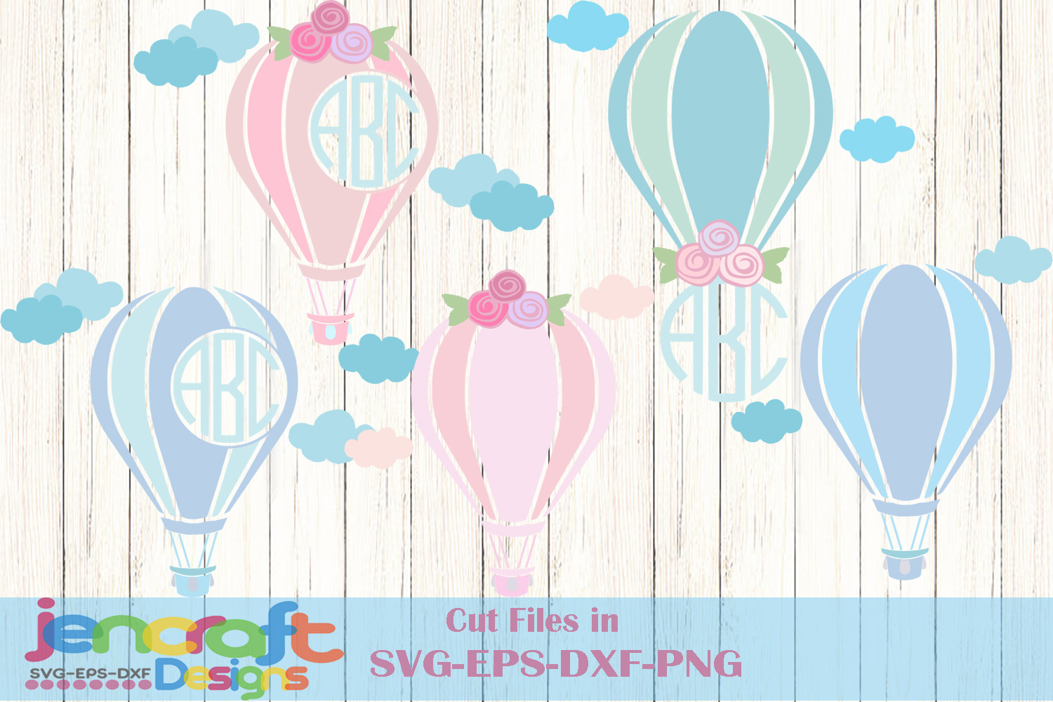 Download Hot air balloon svg cutting file, Monogram Frame Svg images