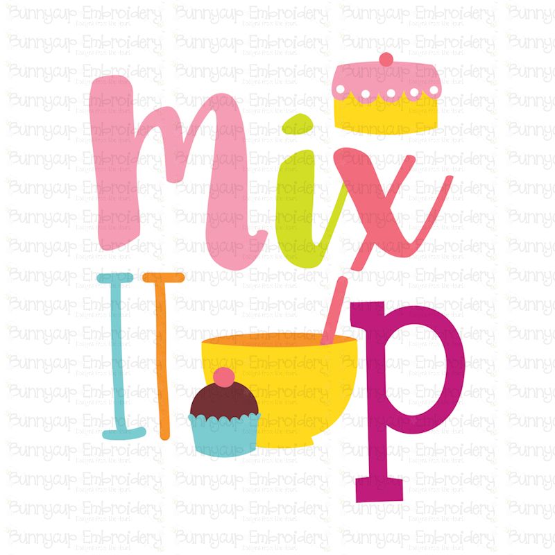 Mix It Up - SVG, Clipart, Printables