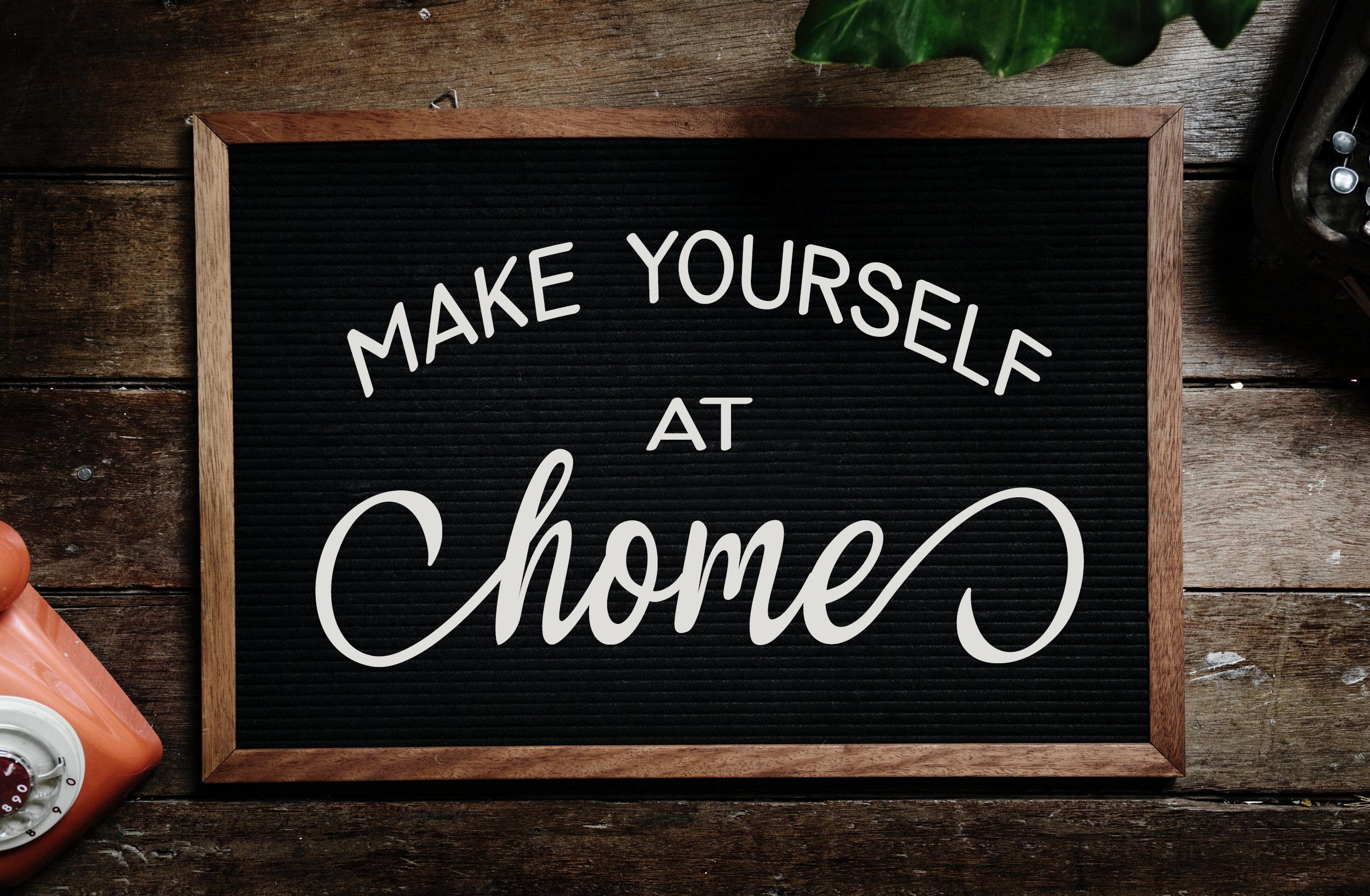 Make Yourself at Home (93186) SVGs Design Bundles