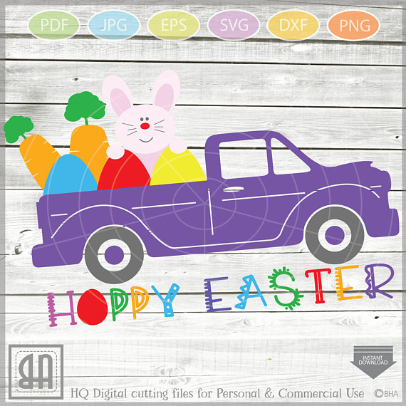 Download Easter Truck svg - Vintage Dump truck svg - Girls Easter ...