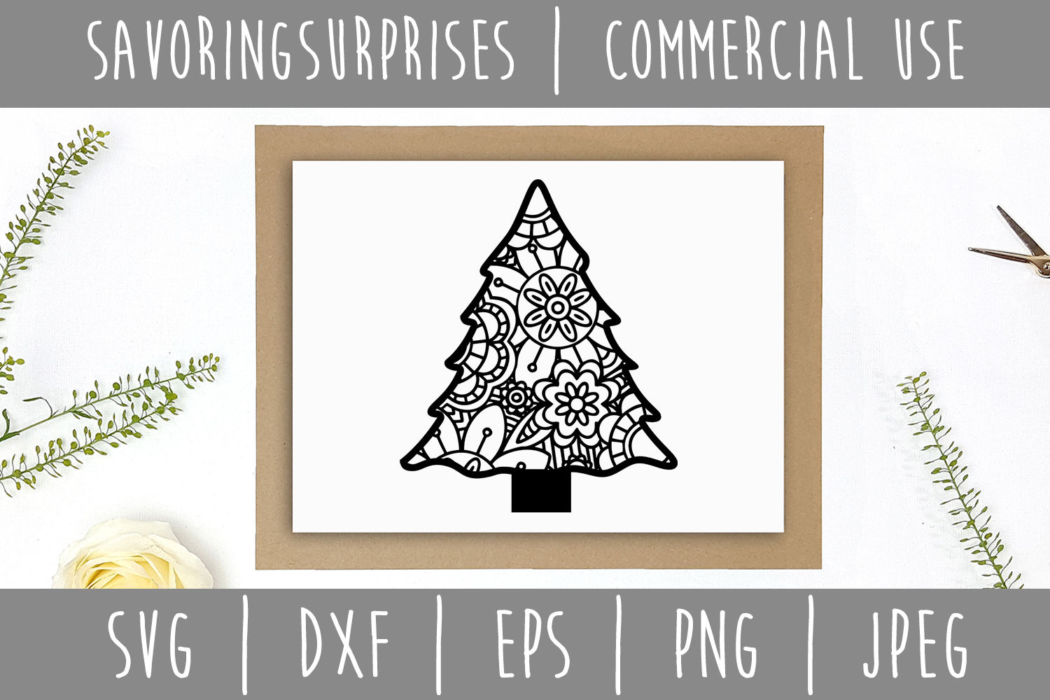 Free Free Mandala Christmas Tree Svg 155 SVG PNG EPS DXF File