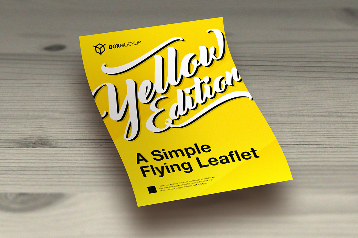 Download Simple Leaflet/Flyer Mockup PSD (319294) | Products ...