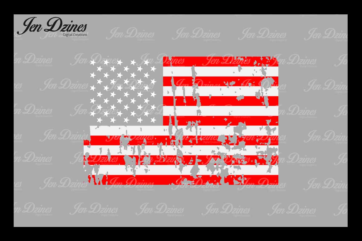 Distressed Flag SVG DXF EPS PNG (3036) | SVGs | Design Bundles