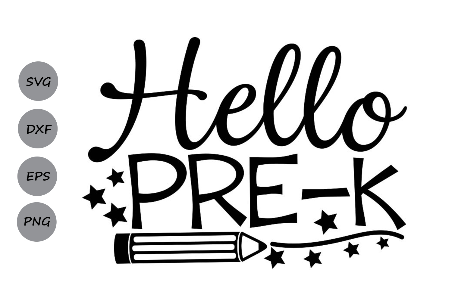Download Hello Pre-k svg, Preschool Svg, Back to school, School Svg.