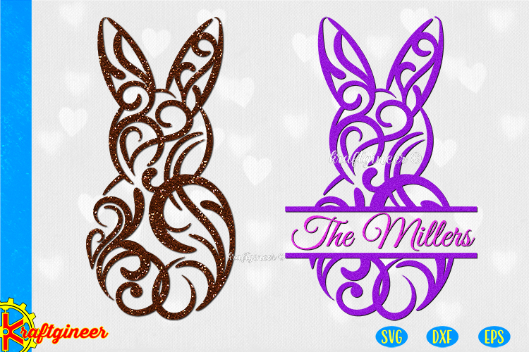 Download Filigree Bunny SVG | Easter SVG (343734) | SVGs | Design ...