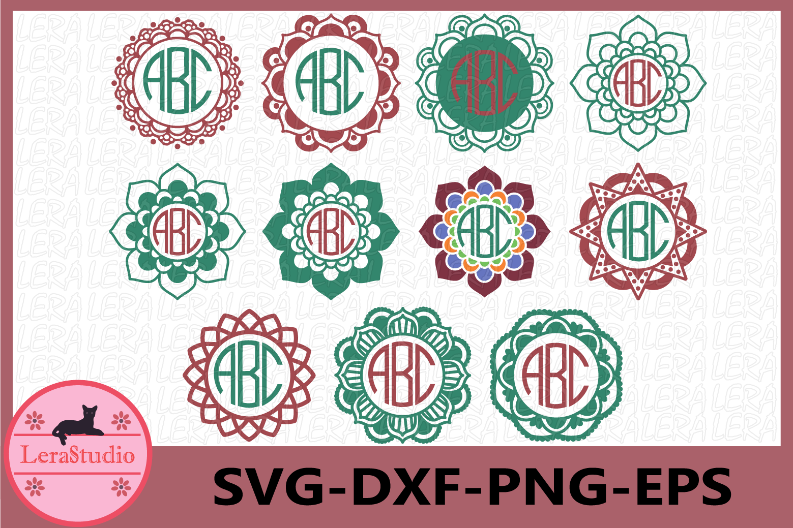 Free Free Mandala Monogram Svg 553 SVG PNG EPS DXF File