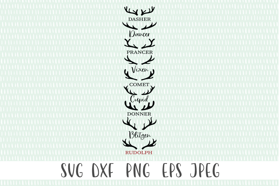 Download Vertical Christmas Front Porch Sign SVG- Reindeer SVG ...
