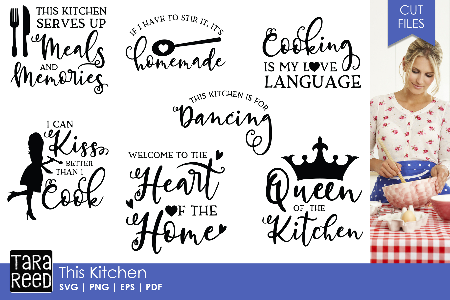 This Kitchen SVG and Cut Files for Crafters