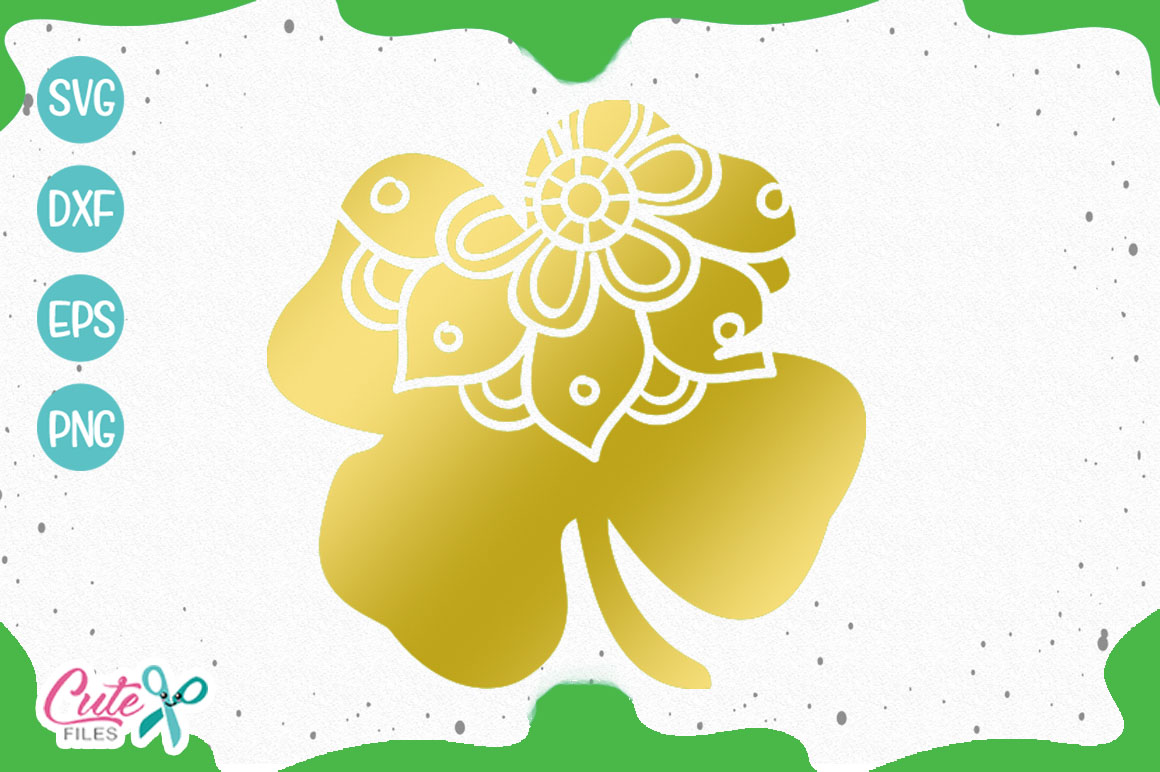 Download Shamrock mandala svg, St. Patrick day svg cut files