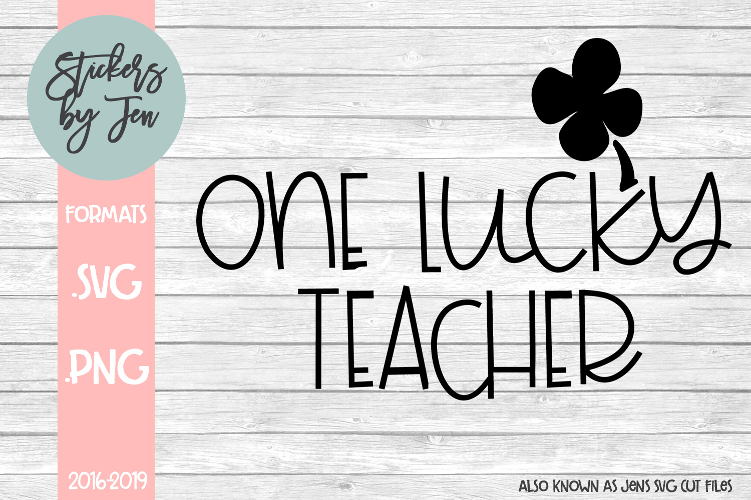 Download One Lucky Teacher SVG Cut File