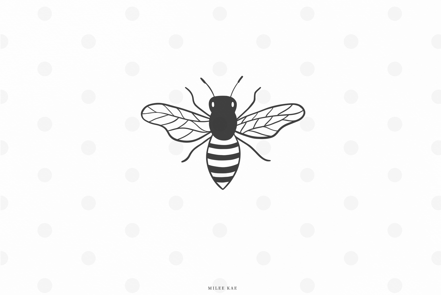 Download Bumble bee svg cut file