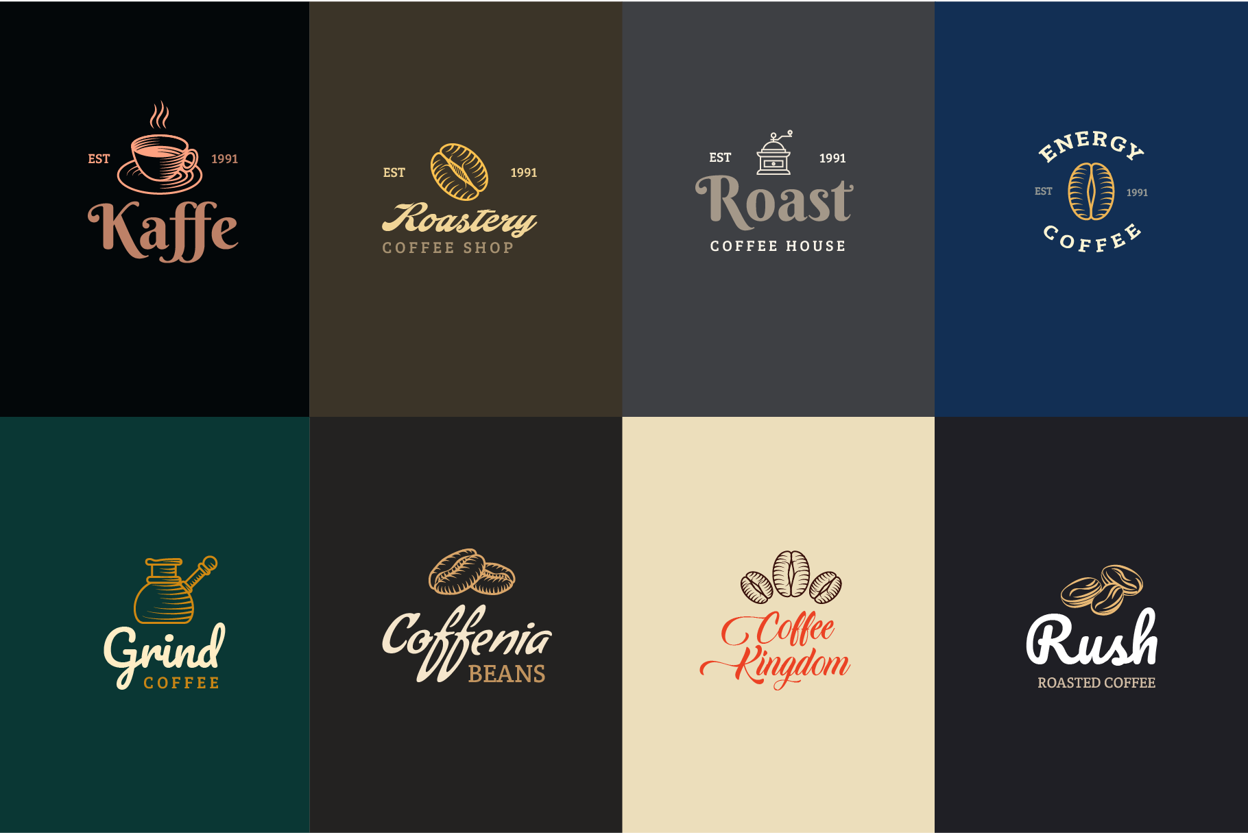 Coffee shop - Logo builder