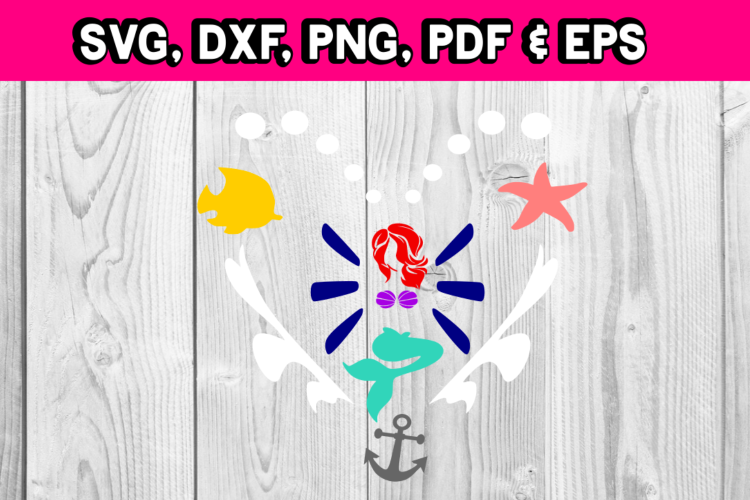 Free Free 85 Mermaid Anchor Svg SVG PNG EPS DXF File