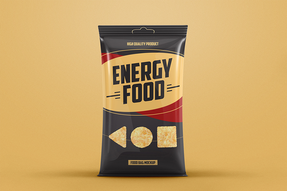 Download Food Bag Product Mockup