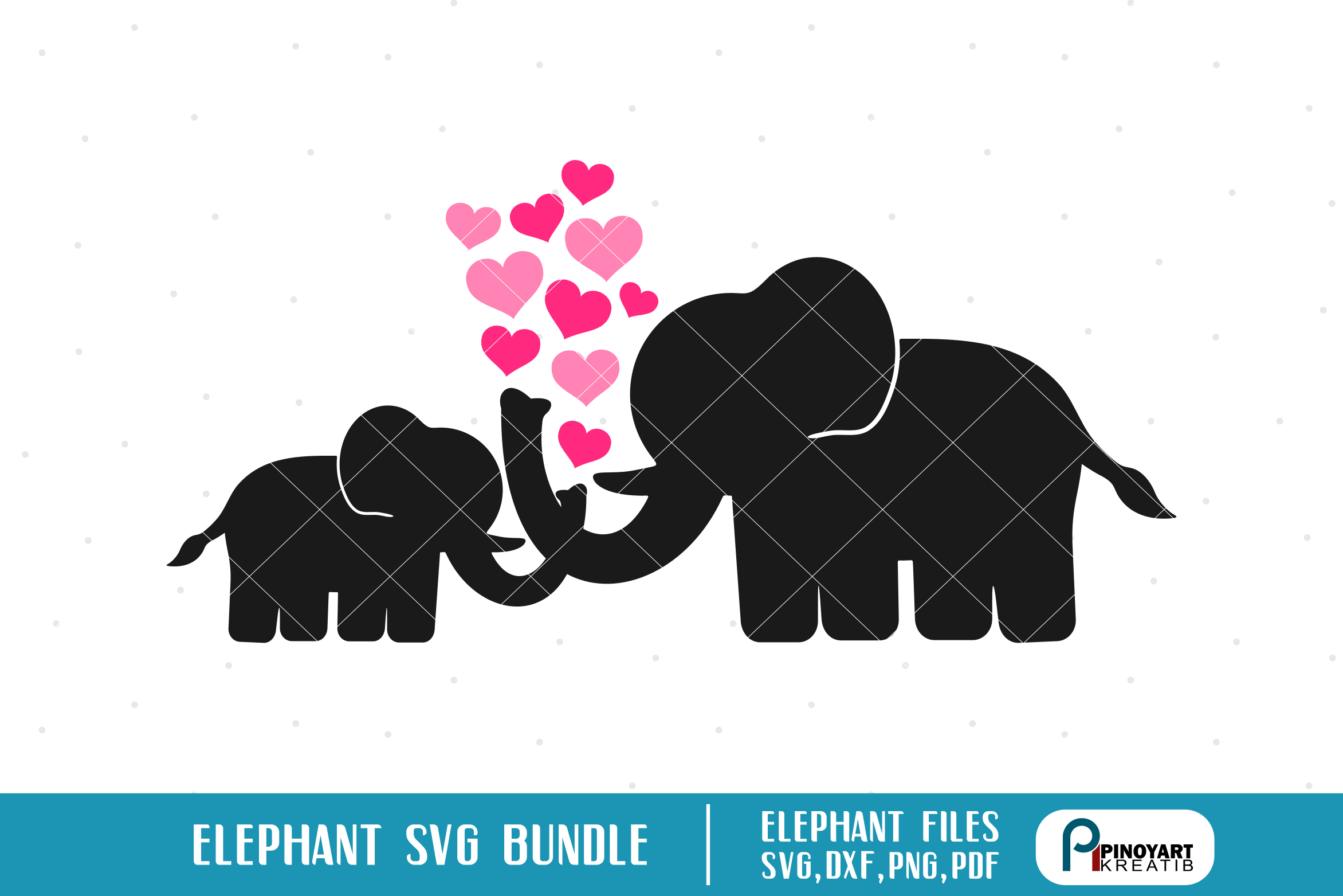 Baby Elephant Svg
