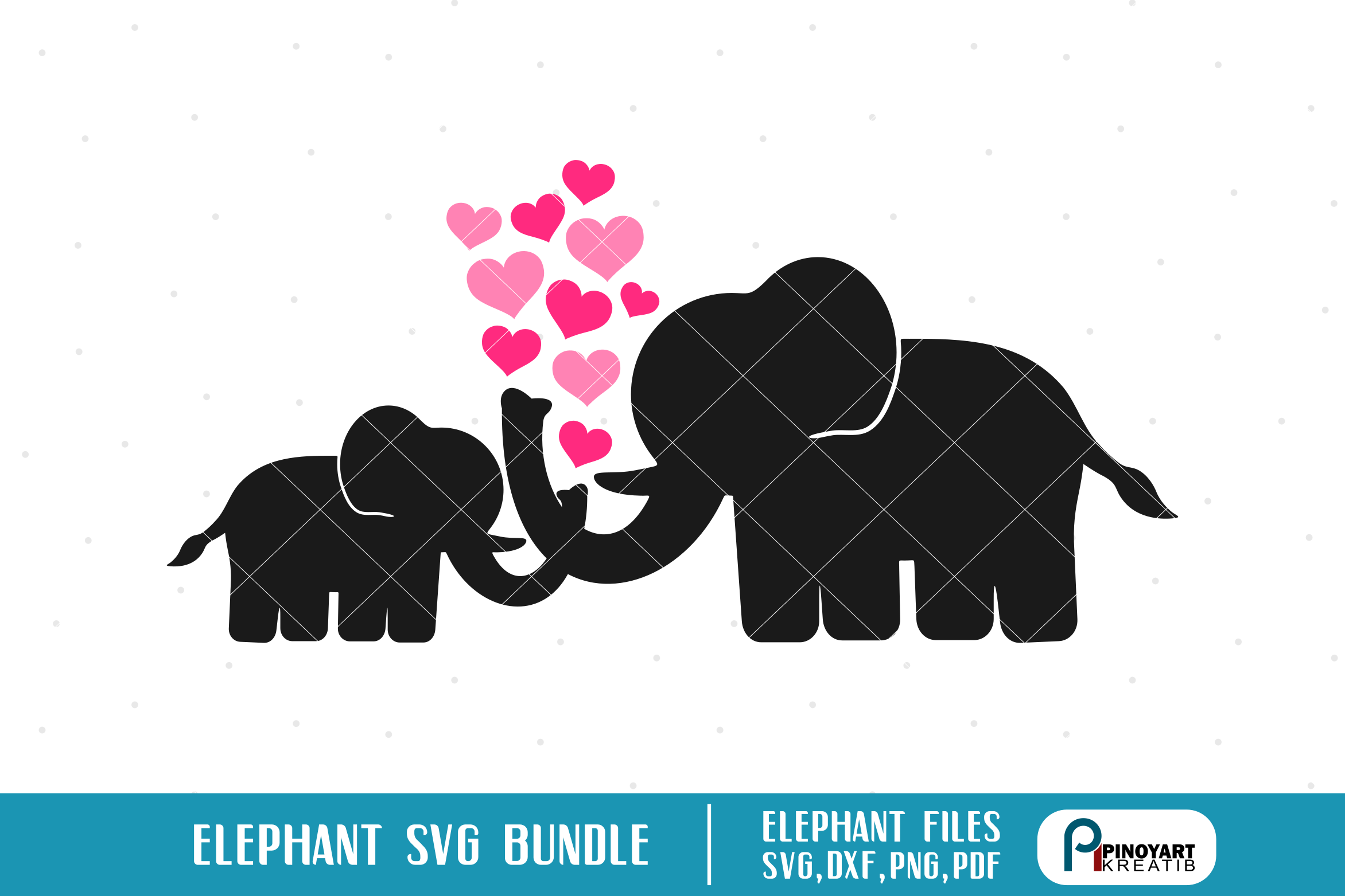 Baby Elephant SVG Cut Files