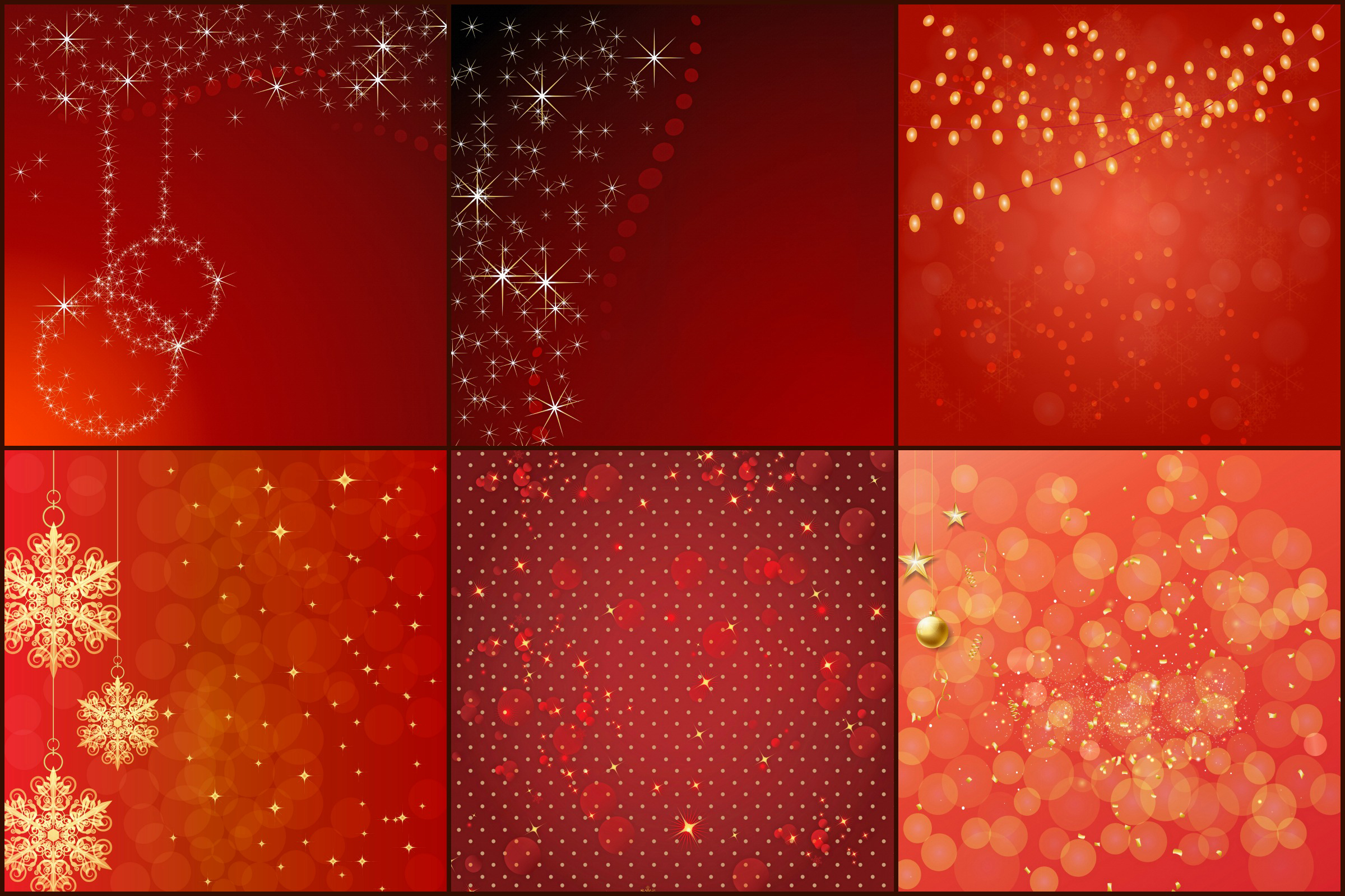 Download Red Shiny & Gold Digital Paper Bundle (307279) | Patterns ...