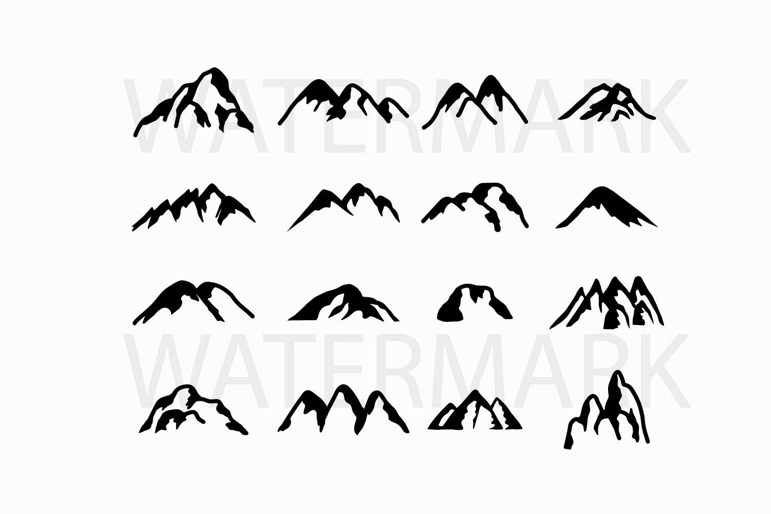 Download Bundle Mountain - SVG/JPG/PNG Hand Drawing