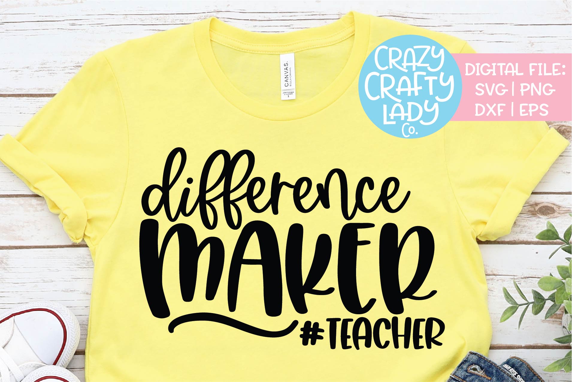 Difference Maker Teacher Svg Dxf Eps Png Cut File