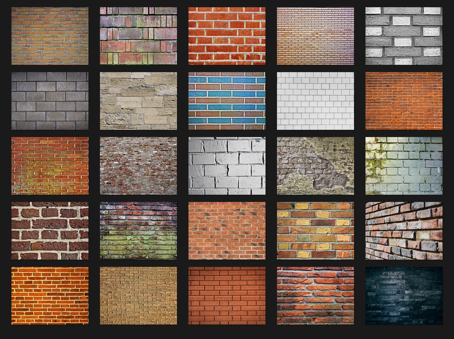 200 BRICK WALL PHOTOSHOP OVERLAYS, BACKDROPS, BACKGROUNDS