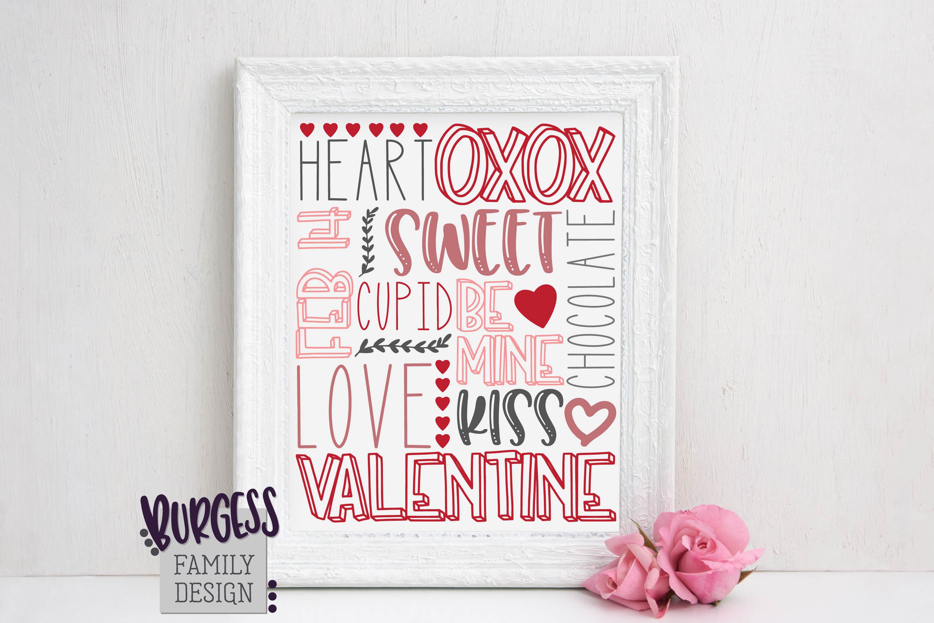 Valentines Day Subway Art Cuttable And Printable