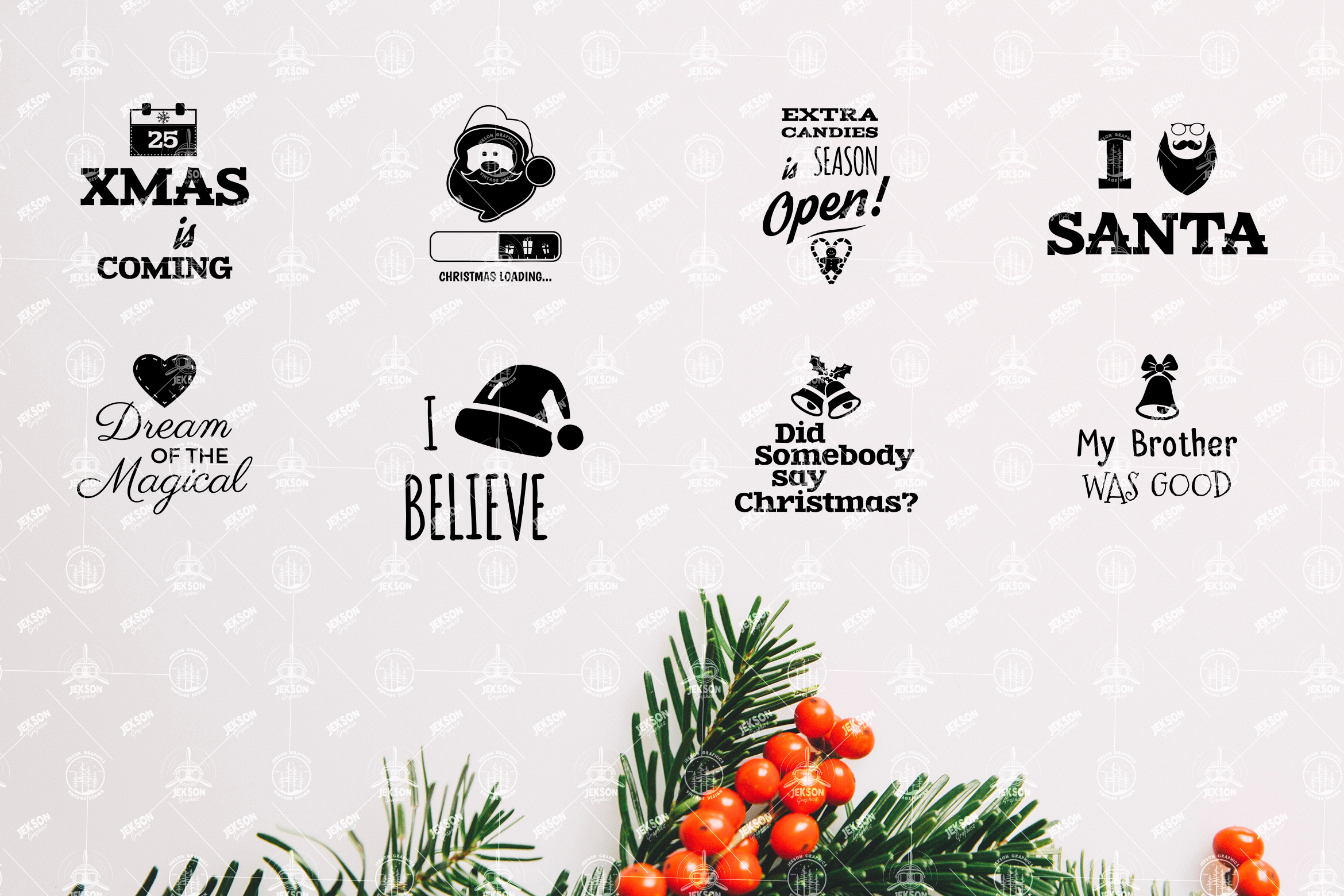 Christmas SVG Sayings Bundle - Christmas Files For Cricut