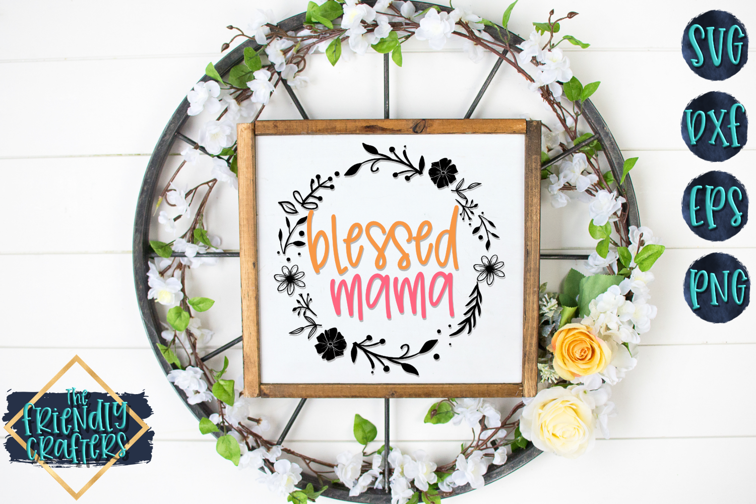 Download Blessed Mama - A Mom SVG